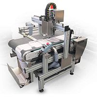 Knife cutting machine SM-355-TAfor fabricscompacthigh-precision