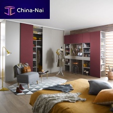 Wall-mounted wardrobe AMBIANCE CRATIVEcontemporarysliding door