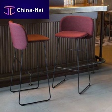 Contemporary bar chair CHIPS SL SG 80indoorvelvetmetal