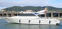 Sport-fishing motor yacht CORMORAN HAROwheelhousesemi-displacement hull