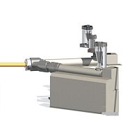 Plastic pellet mixing and metering unit SAVEOMAT COEXvolumetricfor extrusion lines
