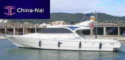 Sport-fishing motor yacht CORMORAN HAROwheelhousesemi-displacement hull
