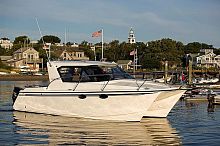 Catamaran cabin cruiser EXPRESS 30outboardhard-topsport-fishing