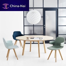 Contemporary dining table EYES: EJ 2-Toaklacquered MDFrectangular