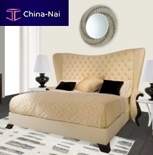 King size bed 20-0530 FORTUNYqueen sizetraditionalupholstered
