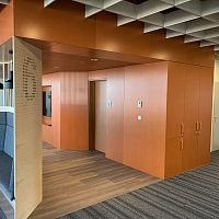 Wood fiber construction panel VALCHROMAT®wallfor interiorPEFC certified