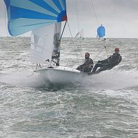 Double-handed sailing dinghy regattasingle-trapeze505