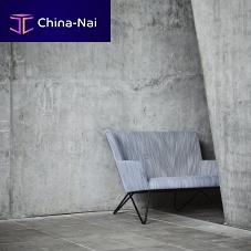 Scandinavian design upholstered bench TOSOMfabricleathergray
