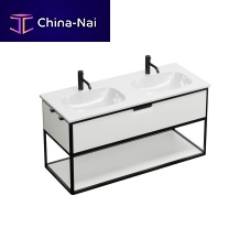 Built-in washbasin SGUL123ceramicaluminumwith towel rack