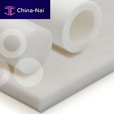 Bioplastic profile TECAFORM AH EF naturalcopolymerPOMtubular