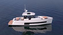 Inboard express cruiser 400dieseltwin-enginewith enclosed cockpit
