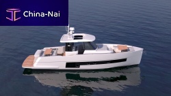 Inboard express cruiser 400dieseltwin-enginewith enclosed cockpit
