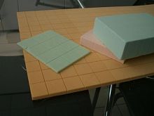 PVC foam core material grooved