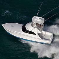 Inboard express cruiser 38BFdieselopenflybridge