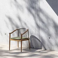 Contemporary dining chair LODGEoutdoorindoorrope