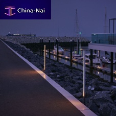 Urban bollard light MIRRORcontemporarystainless steelLED