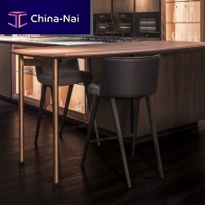 Contemporary bar chair PASHkitchenfabricleather