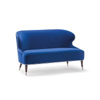 Traditional sofa CAMELIA 051 Dfabricblue2-person