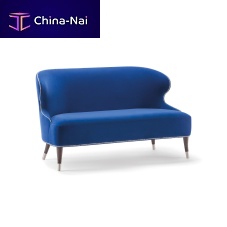 Traditional sofa CAMELIA 051 Dfabricblue2-person