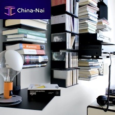 Wall-mounted shelf GIROGIRO magazinecontemporarysteel