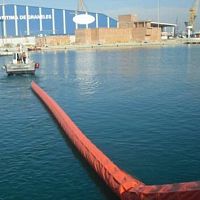 Containment boom GRINTEC RAPIDinflatablesheltered watersself-inflating