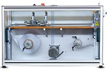 Paper roll unwinding-rewinding machine