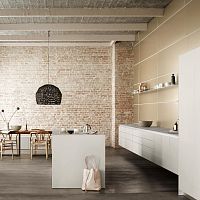 Contemporary kitchen b3woodenstainless steelaluminum