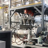 Compounding extruder WKS-120for PVCsingle-screwlow melt temperature