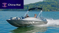 Outboard deck boat SD224openside consoleski