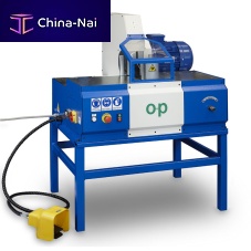 Rotary blade cutting machine TF5 ECOfor rubberfor hosespedal-operated