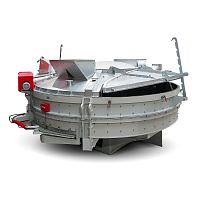 Electric concrete mixer Pan stationary