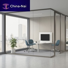 Removable partition TEK VUEpivoting/slidingglasscommercial