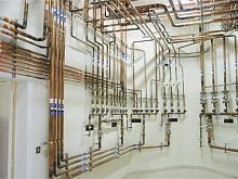 Medical gas tubing straight