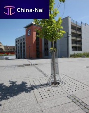 Galvanised steel tree guard