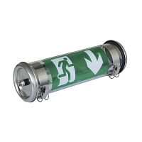 Ship emergency exit sign COULOMB BAES EVAC