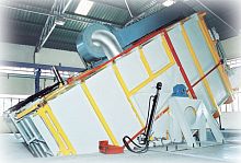 Rock and roll oven roto-molding machine