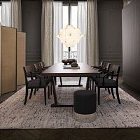 Contemporary chair Despinaindoorfabricleather