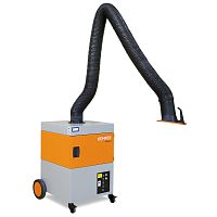 Mobile fume extractor ProfiMasterweldingwith in-line filterwith extraction arm