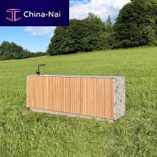 Outdoor kitchen C3contemporarywoodenceramic