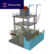 Stainless steel guard rail for bridge construction