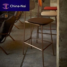 Contemporary bar chair YUTAPIindoorfabricleather