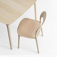 Contemporary chair ELLEindooroaksolid wood