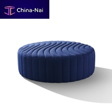 Organic design pouf Adagio fabricroundrectangular