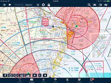 Mapping software for aeronauticsiPhone®