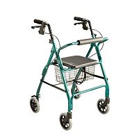 4-wheel rollator EXPLORERwith seatwith basketheight-adjustable