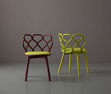 Contemporary chair GERLAindoorashfabric