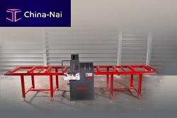 Circular saw 60Rwoodwith roller conveyorpneumatic