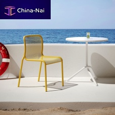 Contemporary chair MOMO NET 2outdoormeshpainted metal base