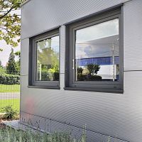 Aluminum window FUTURO galvanised steelcasementtilt-and-slide