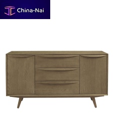 Scandinavian design sideboard MELINAoakwith shelfwith drawers